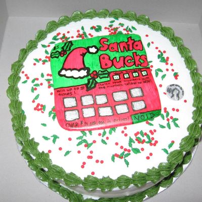 Scratch Ticket Cake