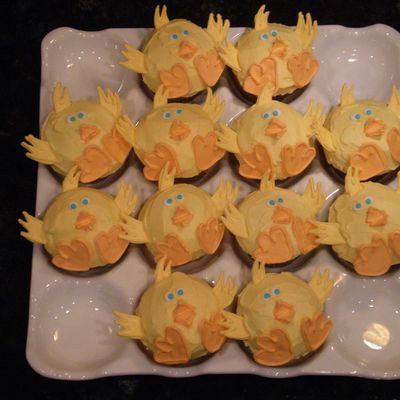 Baby Chick Cupcakes