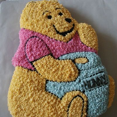 Pooh Cake For Girl