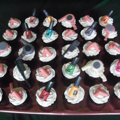 Make Up & Hair Dresser Cupcakes
