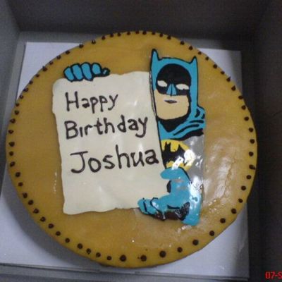 Batman Chocolate Transfer