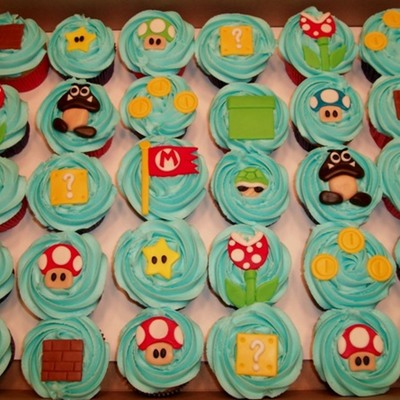 Super Mario Bros Cupcakes
