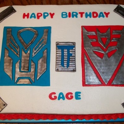 Transformers Cake
