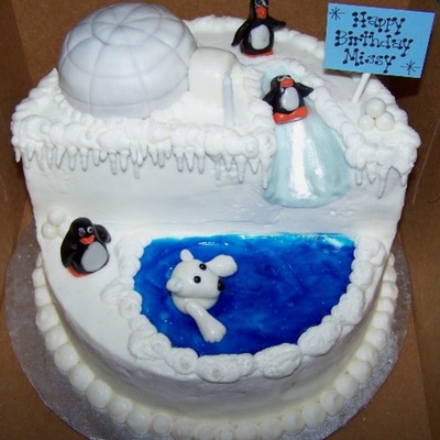 Polar Bear & Penguins Birthday
