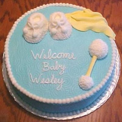 Baby Boy Shower Cake