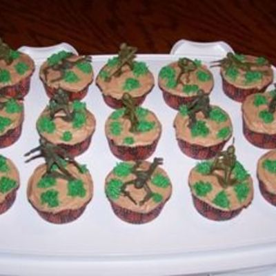 Army Cupcakes
