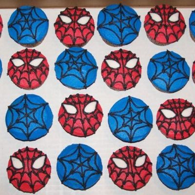Spiderman Cupcakes
