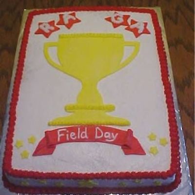 Field Day Trophy Cake