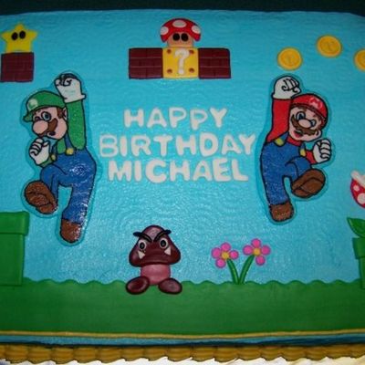 Super Mario Cake
