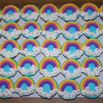 Rainbow Cupcakes