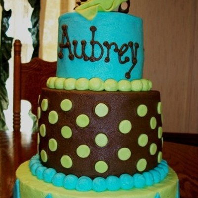 Lil Monkey Baby Shower Cake