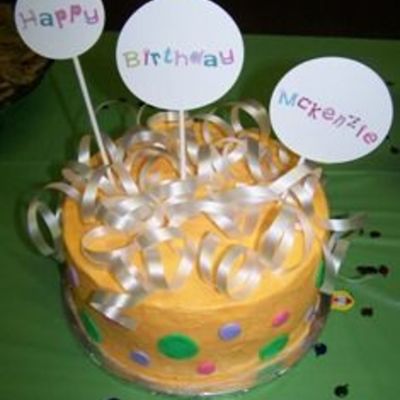 Polka Dot Birthday Cake