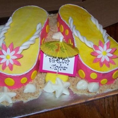 Flip Flop Cake