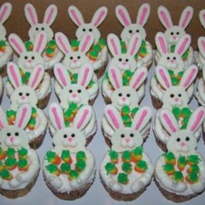Easter Bunny Cupcakes