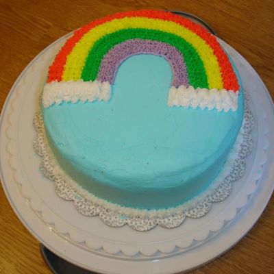 Rainbow Cake - Wilton Course I