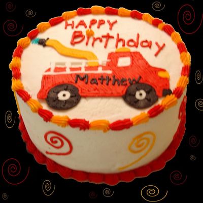 Fire Engine Cake