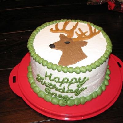 Deer Head Cake