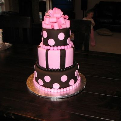 Pink/brown Baby Shower