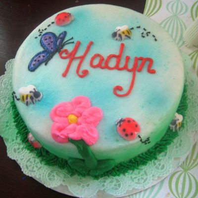 "bugs And Butterflies" Smash Cake