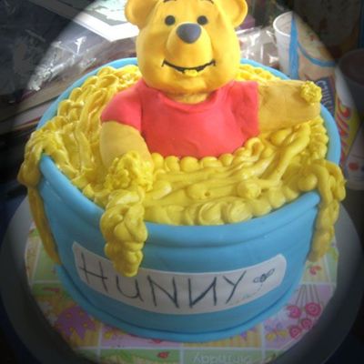 Pooh Bear In The Honey Pot