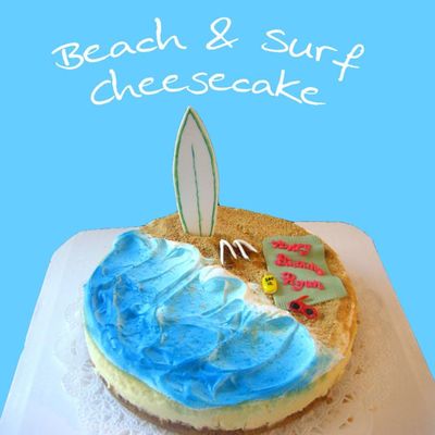 Beach Themed Cheesecake