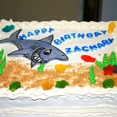 Shark "ice Cream Cake"