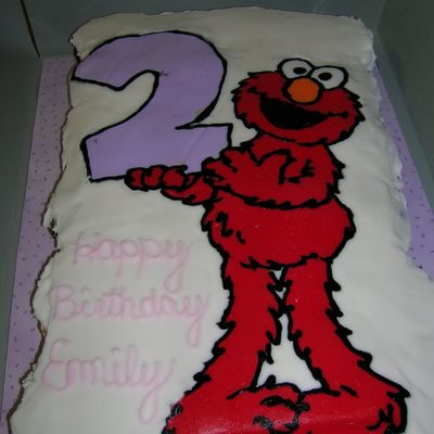 Elmo Cupcake Cake