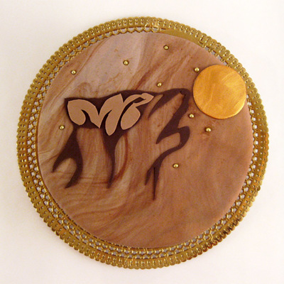 New Moon Howling Wolf