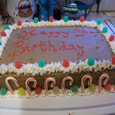 Christmas Time 2Nd Birthday Cake
