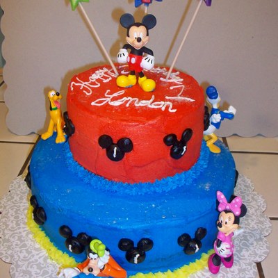 Mickey Mouse 1St Birthday Cake