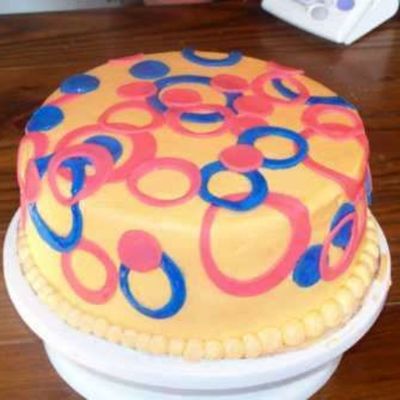 Fondant Circle Cake