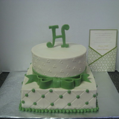 Ivory/green Bridal Shower