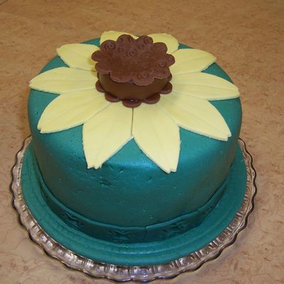 Fondant Cake For Class 3