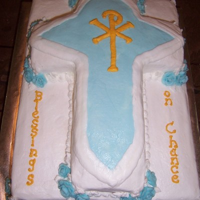 Communion And Baptism Cake
