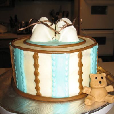 Baby Bootie Cake