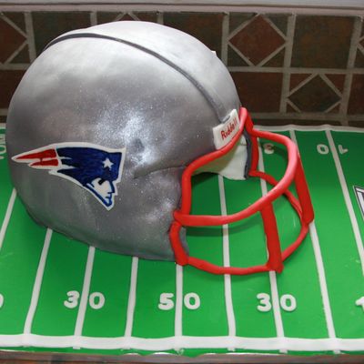 Patriots Helmet Cake