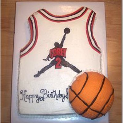 Basketball Theme Cake