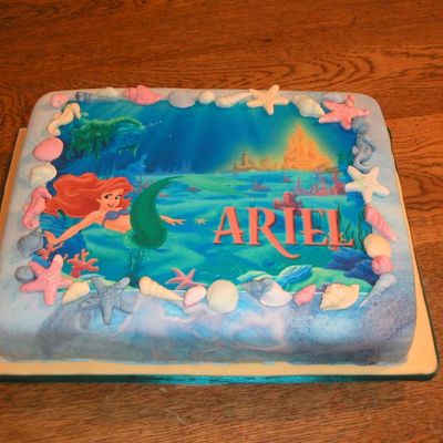 Ariel Slab Cake