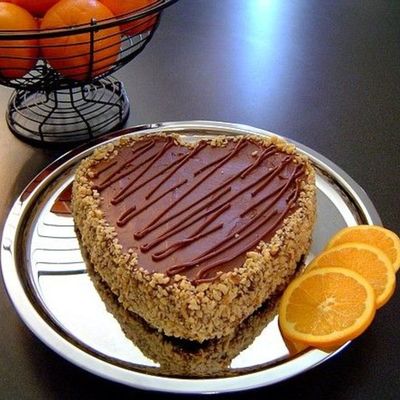 Chocolate-Orange Truffle Cake