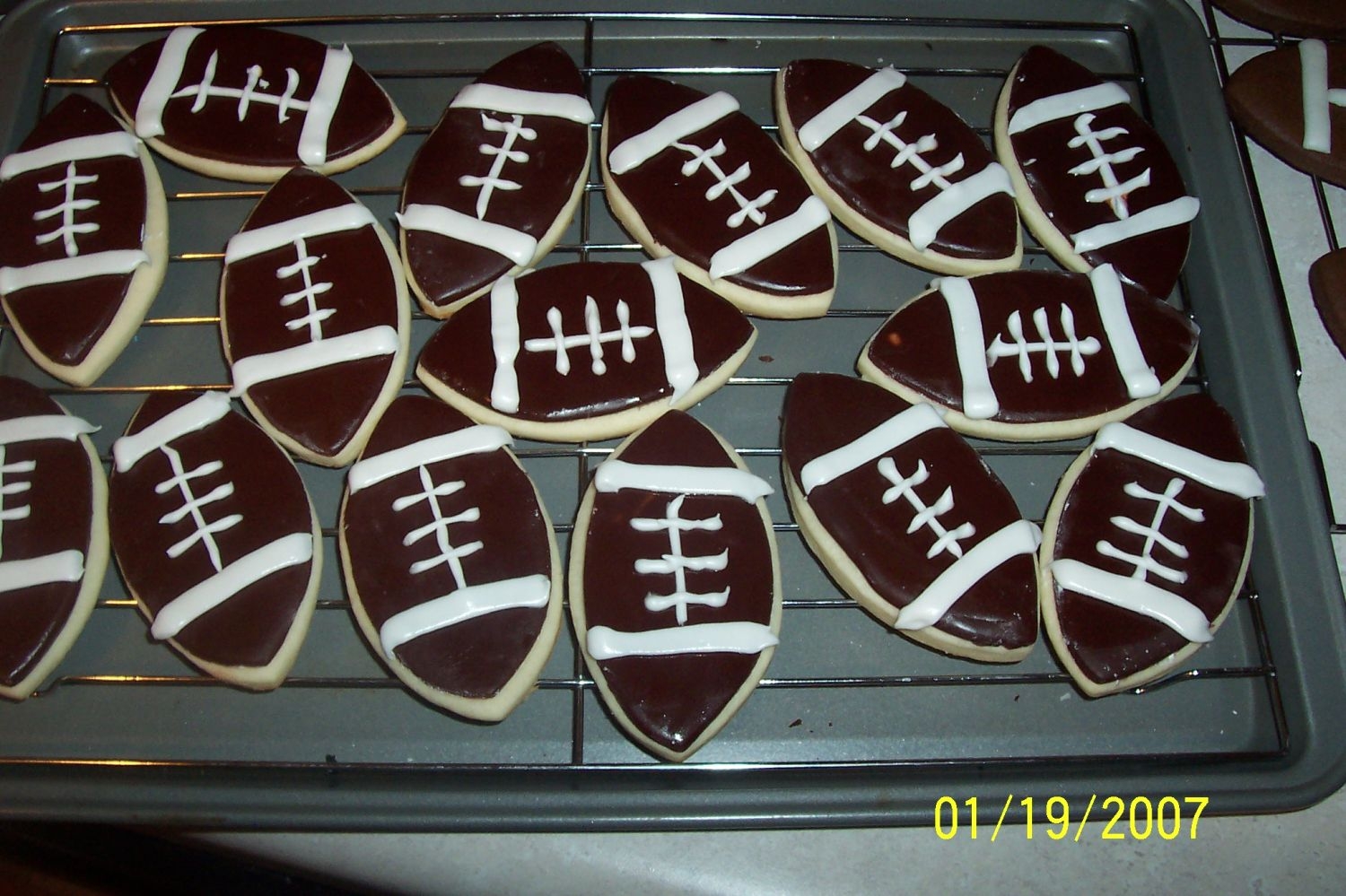 Football Cookie For Office Party