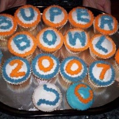 Super Bowl 2007 Cupcakes