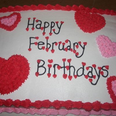February Birthdays-Valentine's