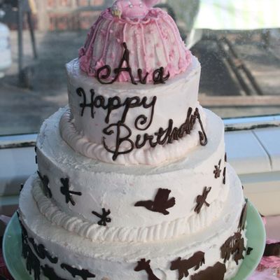 Princess Of The Jungle Birthday Cake