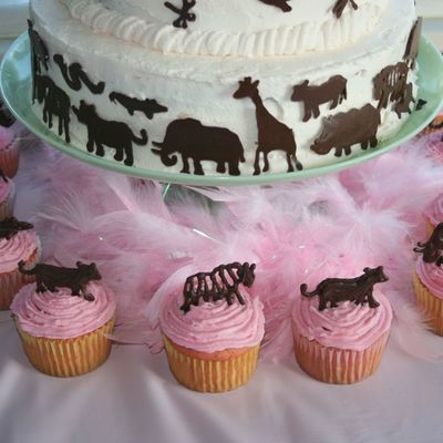 Princess Of The Jungle Birthday Cupcakes