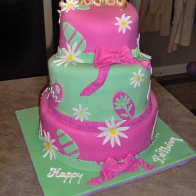 Easter Themed Birthday Cake