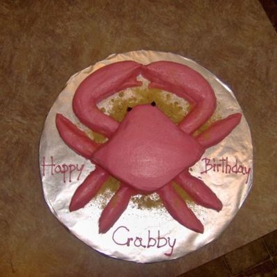 My Husbands Bday Cake- Crab
