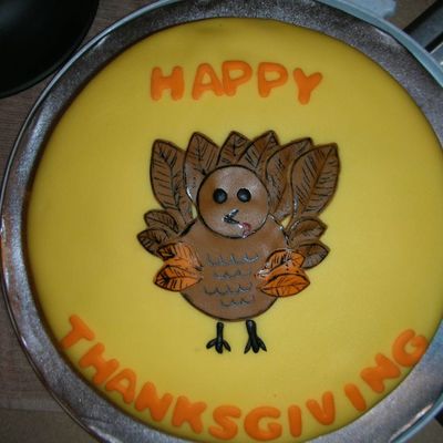 Thanksgiving Turkey Cake
