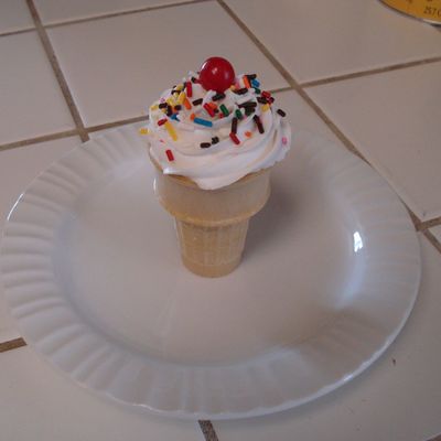 Ice Cream Cone Cupcake