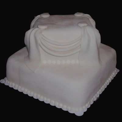 Drape Wedding Cake