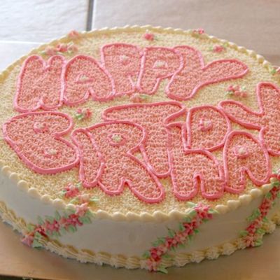 Happy Birthday Side View